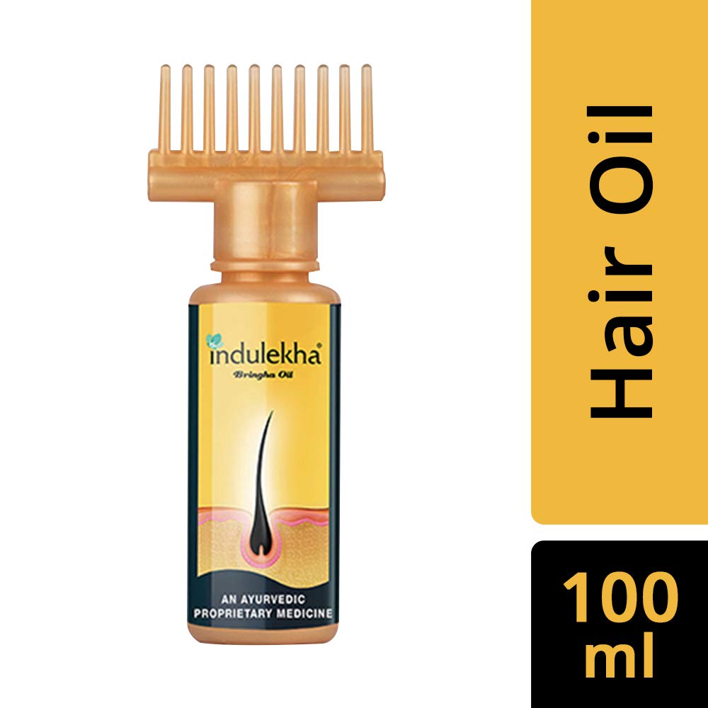 Indulekha Bhringa Hair Oil 100ml & Dove Hair Therapy Intense Repair Conditioner 175ml - Natural Hair Growth & Deep Repair for Dry Damaged Hair - Perfect for Daily Hair Care Routine & Scalp Treatment