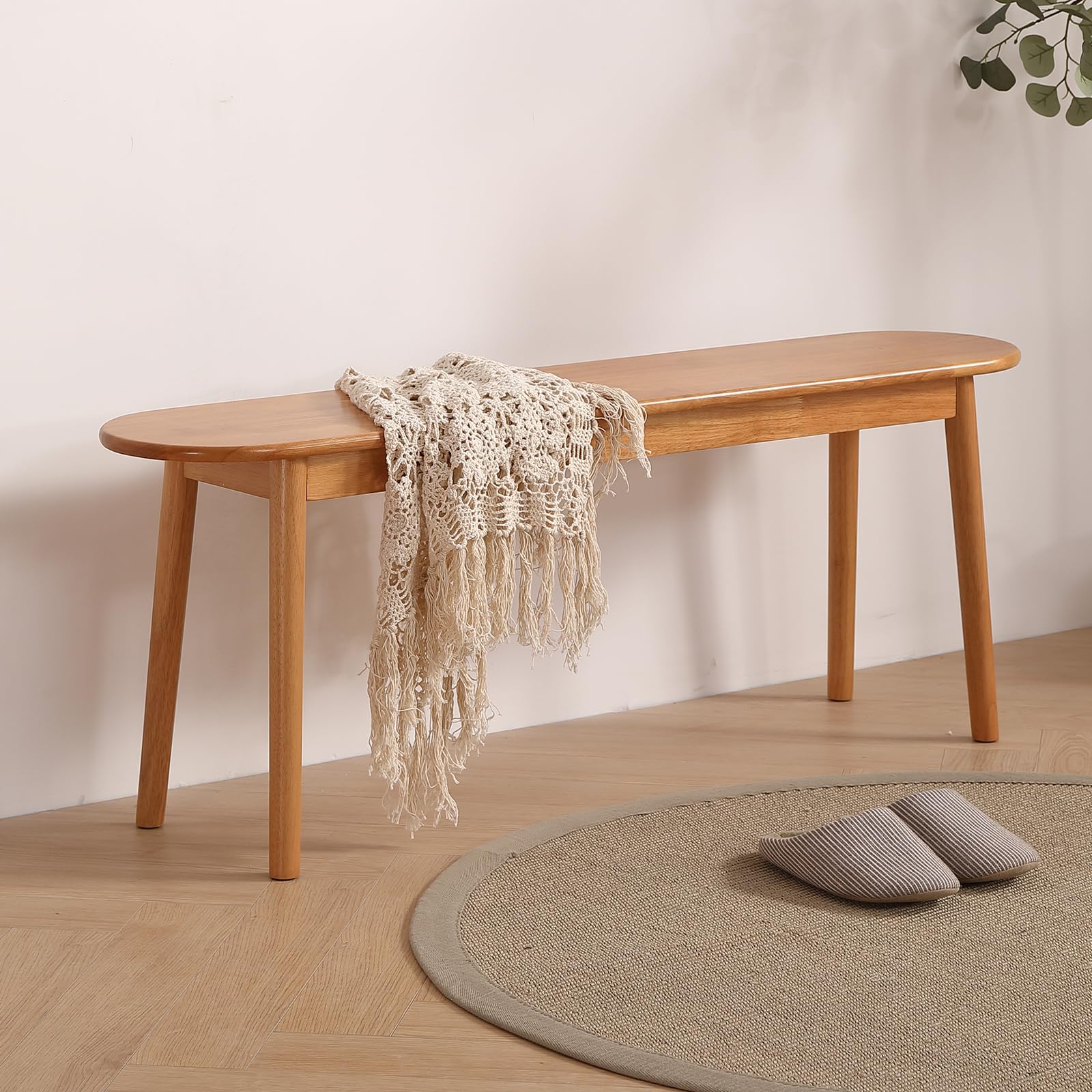 Solid Wood Bench 47.3