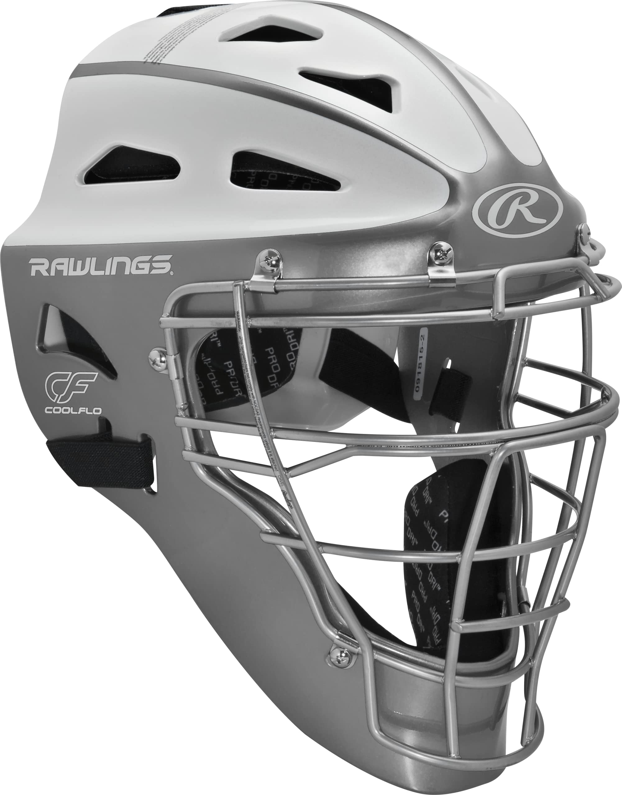 Rawlings Velo Catcher's Helmet for Fastpitch Softball - Youth & Adult Sizes with Multiple Style Options - Perfect for Softball Games, Practices & Training Sessions
