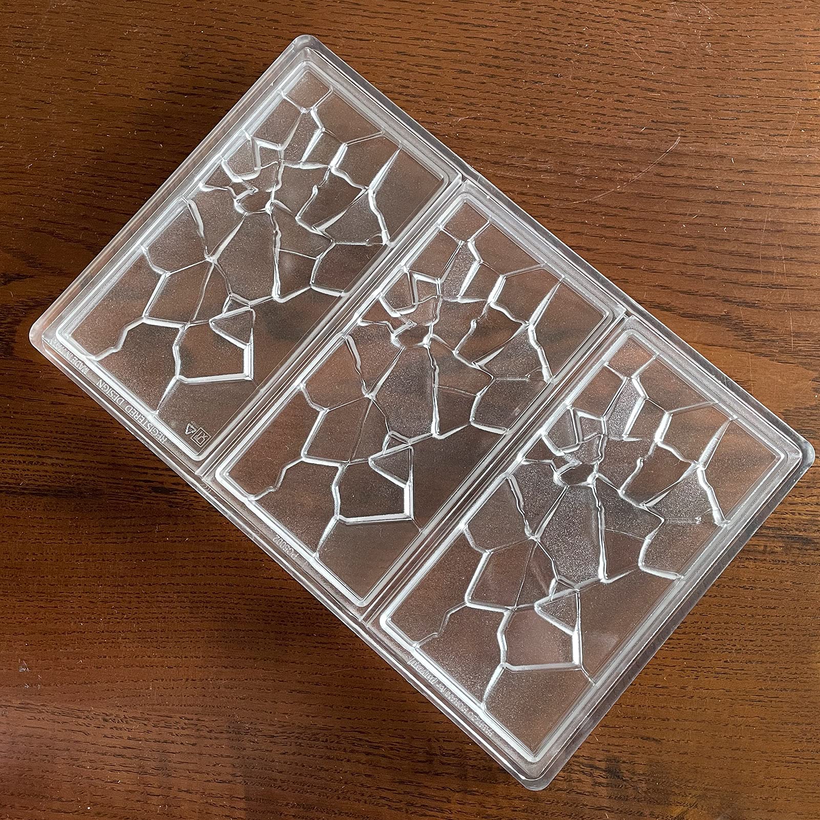 Premium Polycarbonate Crack Shape Chocolate Bar Mold - Durable Chocolate Maker for Energy Bars, Candy & Baking - Perfect for Homemade Treats, Gifts & Professional Use