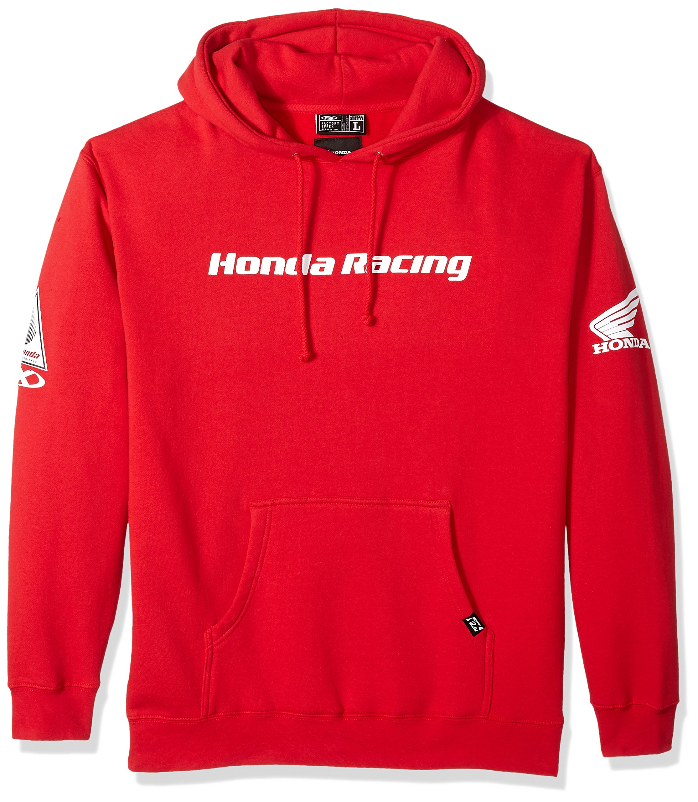 Factory Effex Honda Racing Hooded Pullover Sweatshirt - Men's & Women's Casual Streetwear for Motorcycle Enthusiasts | Perfect for Riding, Racing Events & Everyday Wear