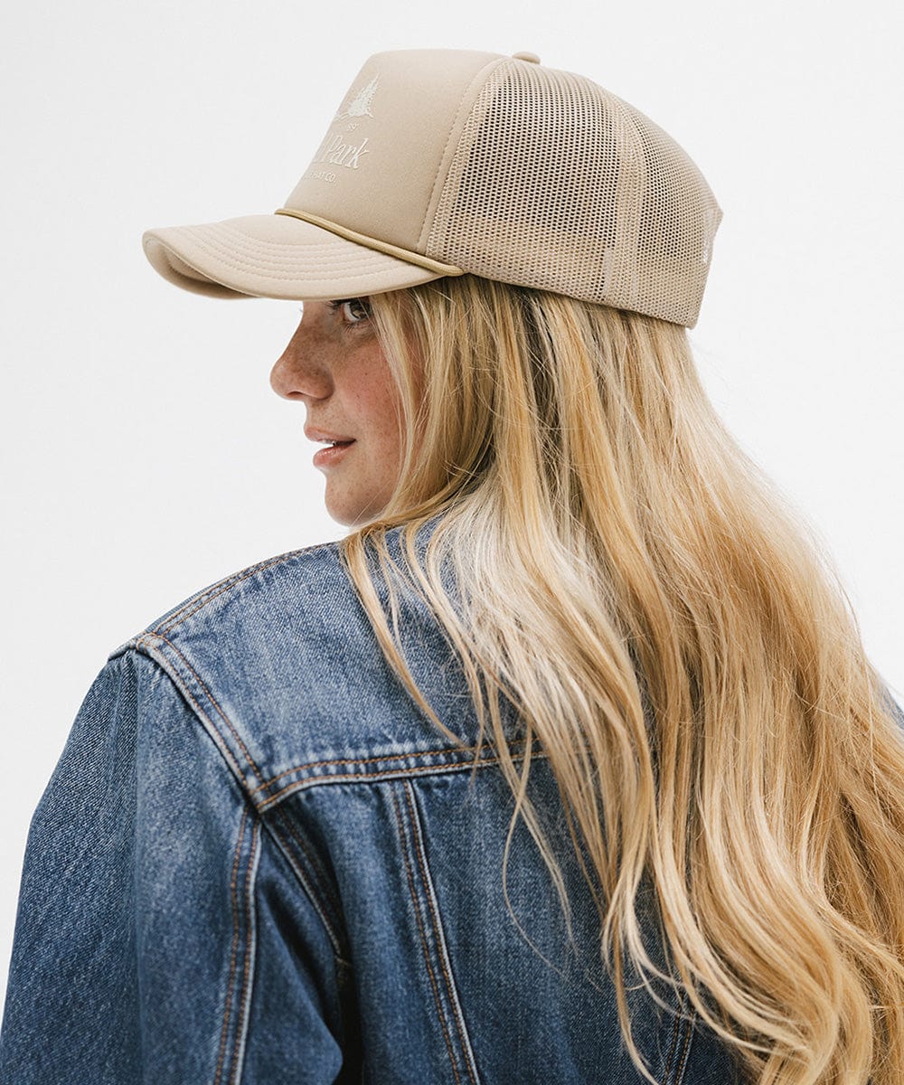 National Park Foam Trucker Hat - Comfortable Adjustable Snapback Cap for Outdoor Adventures, Hiking & Travel