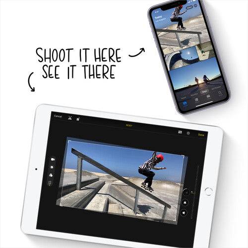 Apple iPad 10.2-inch (8th Generation, 128GB, Wi-Fi, Silver) - Latest Model with A12 Bionic Chip for Work, Study & Entertainment