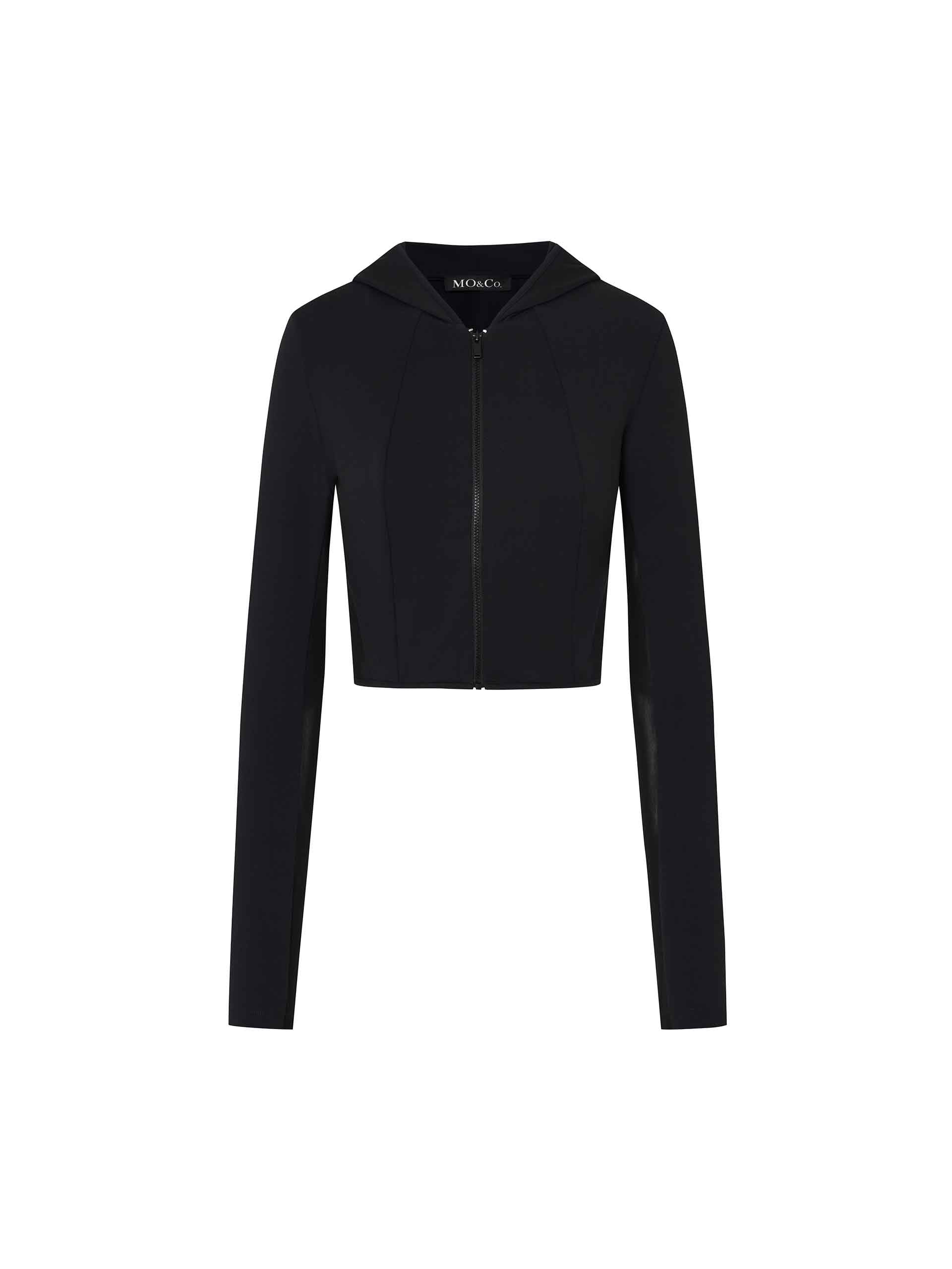 Cropped Hooded Jacket with Built-in Tank Top - Stylish Women's Fashion for Casual Outfits & Streetwear | Perfect for Layering, Gym, and Everyday Wear