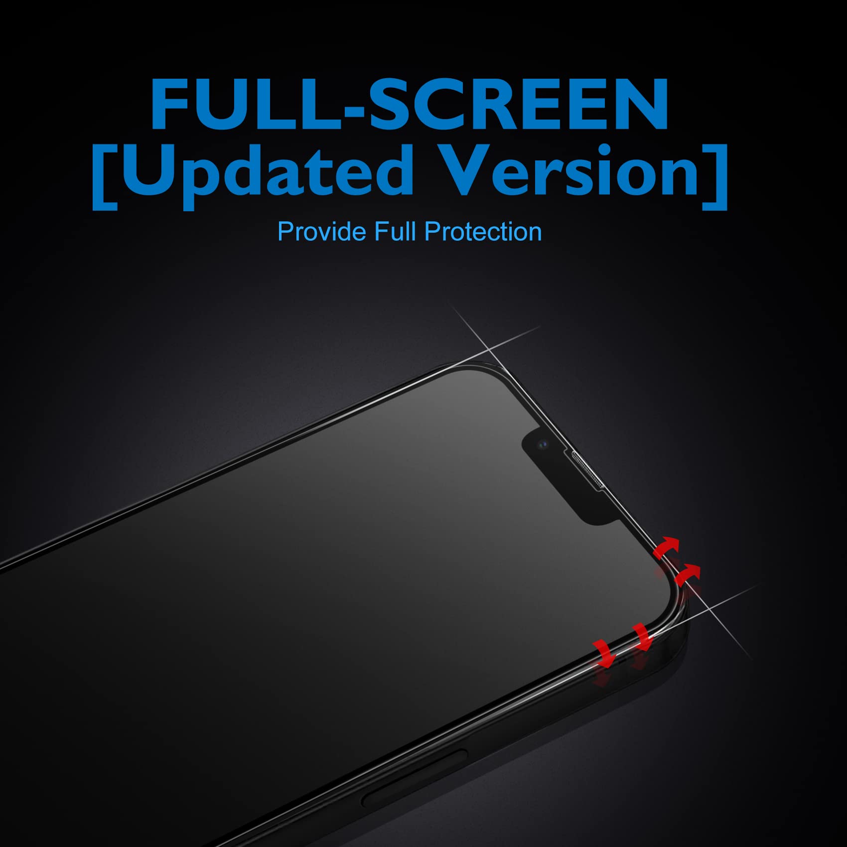 IQShield Anti-Glare Matte Tempered Glass Screen Protector for iPhone 13 Pro Max - HD Clear, Bubble-Free, Scratch Resistant (1 Pack) - Perfect for Outdoor Use, Reading & Gaming