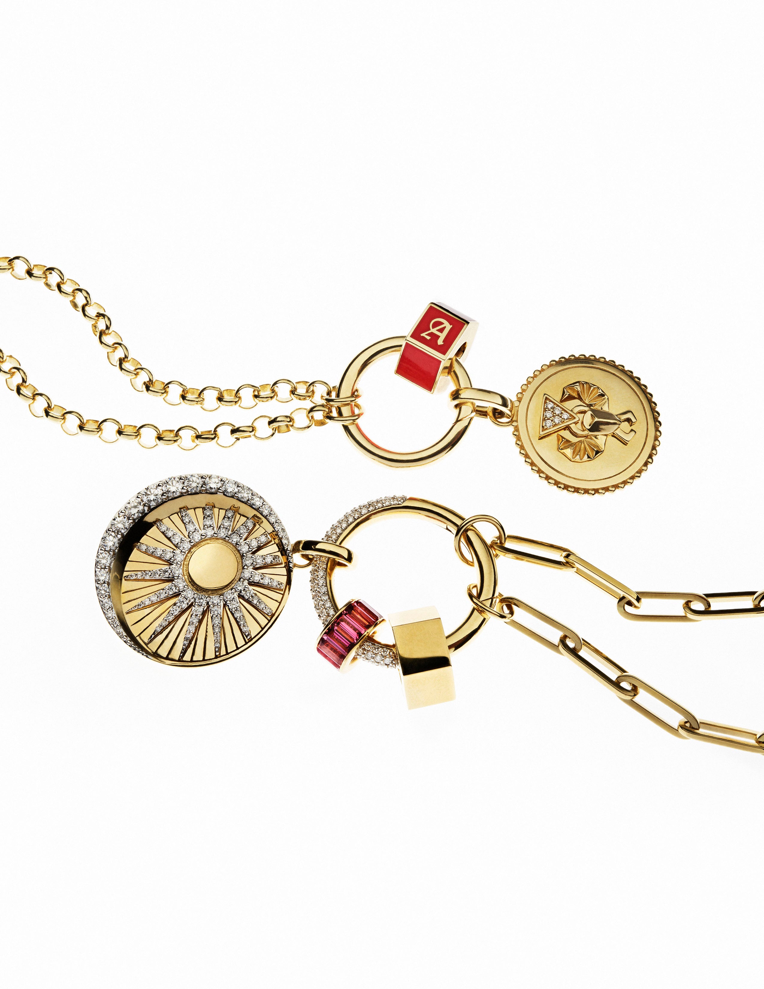 Yellow Gold Protection Medium Belcher Open Chain Bracelet - Elegant Jewelry for Women, Perfect for Daily Wear & Special Occasions