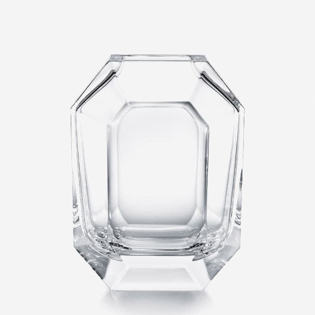 Baccarat Octogone Crystal Vase 250 - Elegant Home Decor for Living Room, Dining Table & Luxury Gift Ideas