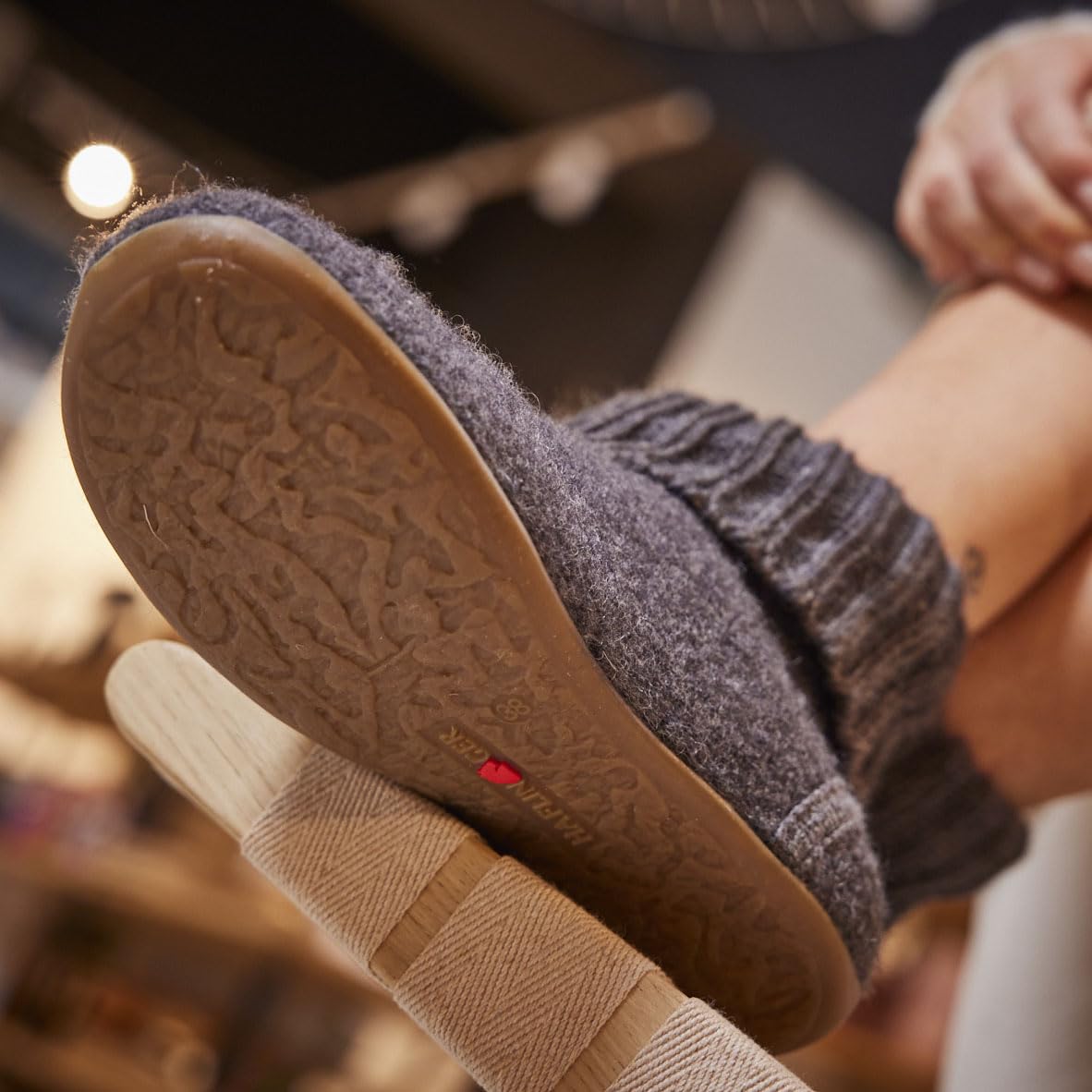 HAFLINGER Boys' High Hi-Top Slippers - Warm Wool Indoor/Outdoor House Shoes for Kids - Perfect for Winter, Playtime & Cozy Home Comfort