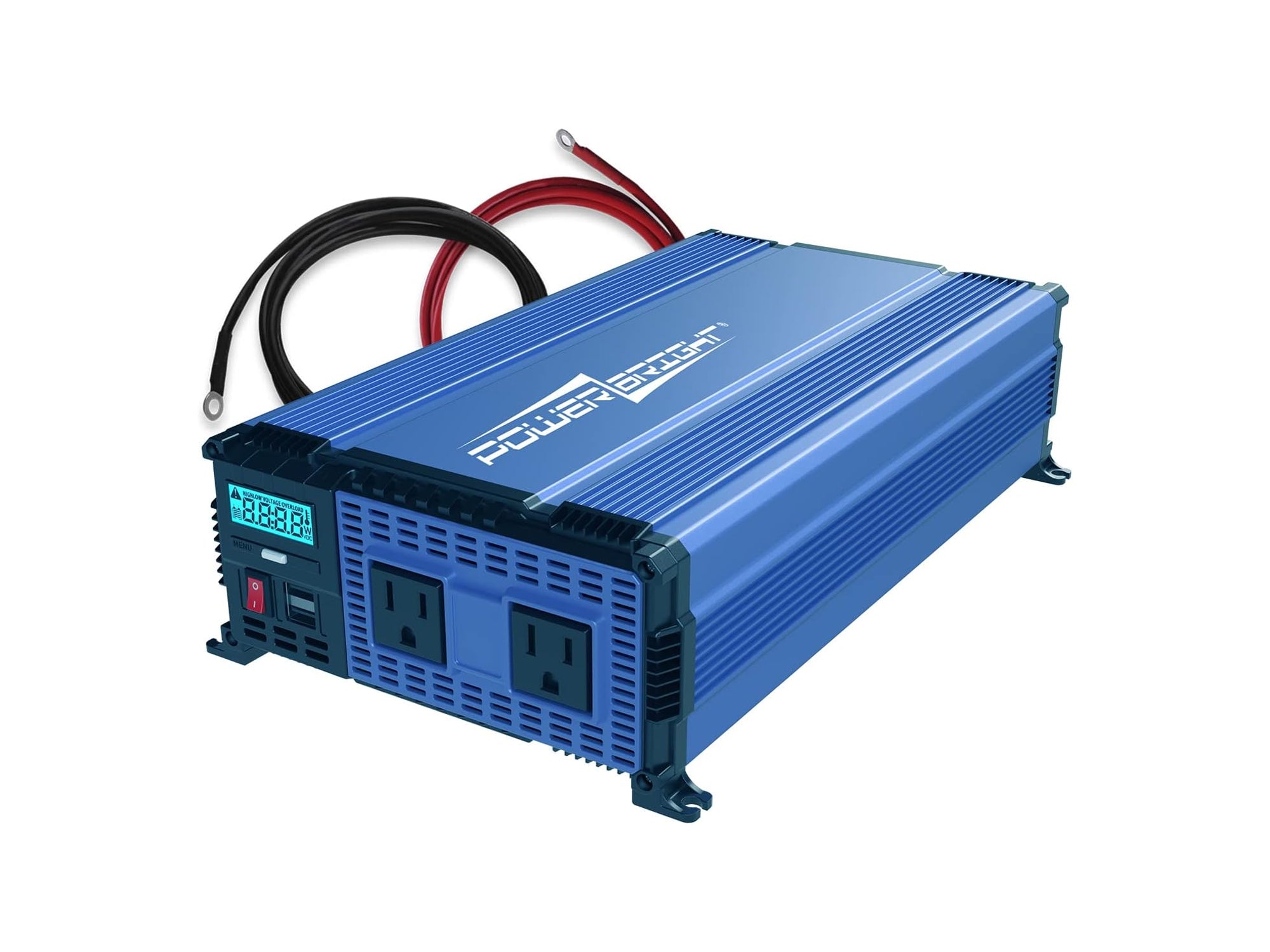 12V 1100W Modified Sine Wave Power Inverter for Cars, Trucks & RVs - Convert DC to AC for Laptops, TVs & Small Appliances on the Go