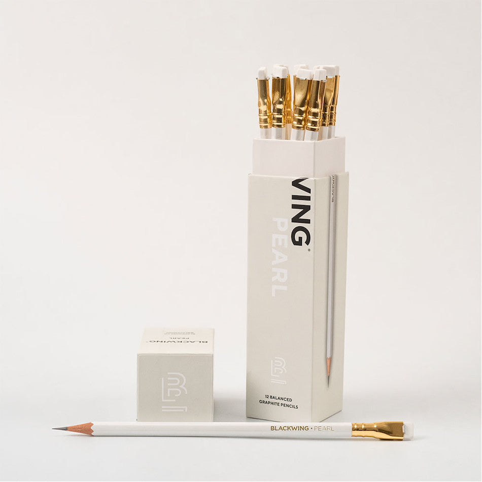 Premium Blackwing Pearl Palomino Pencils - Set of 12 High-Quality Graphite Writing & Drawing Pencils for Artists, Students & Professionals - Perfect for Sketching, Note-Taking & Creative Work