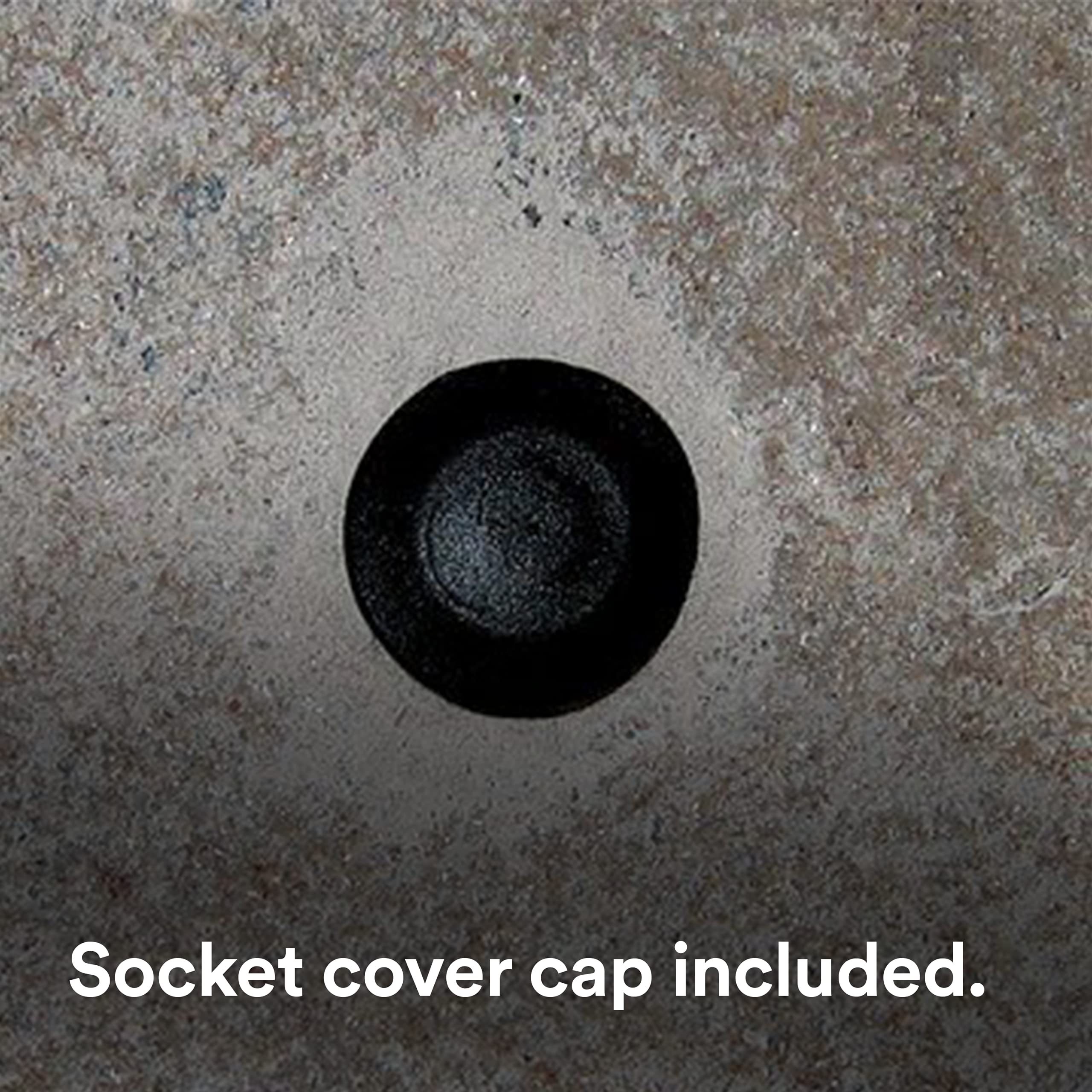 3M DBI-SALA 2101000 Concrete Anchorage Connector with Detent Socket & Cap - Compatible with 2101002 Detent Pin - Silver - Ideal for Fall Protection Systems in Construction & Industrial Workplaces