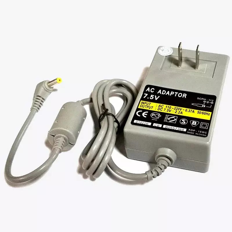 Original AC Power Adapter for PS One Slim Console - Replacement Charger Cord for PlayStation 1 Slim - Use for Gaming Setup, Retro Gaming, Home Entertainment System