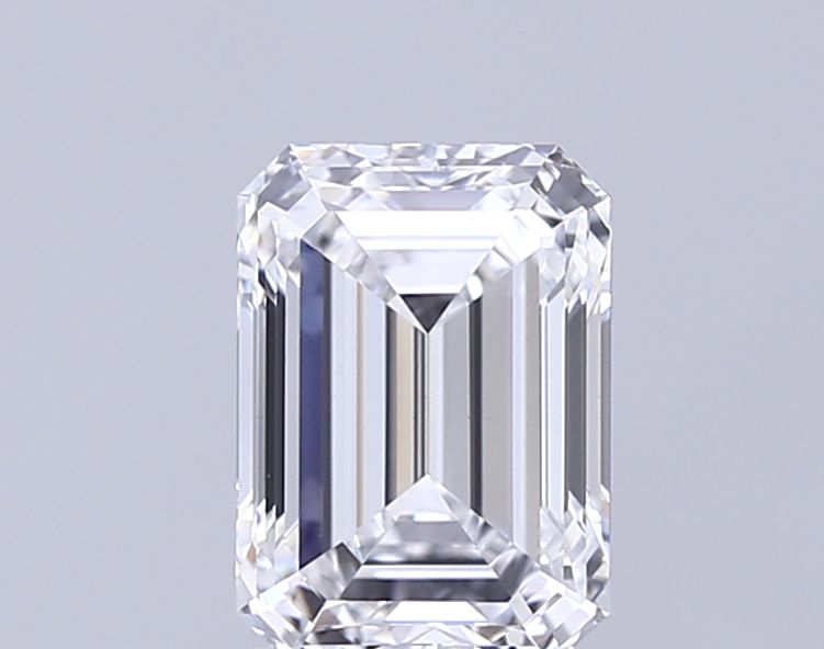 2.06 Carat E Color VVS2 Clarity Emerald Cut Lab-Grown Diamond for Engagement Rings & Fine Jewelry