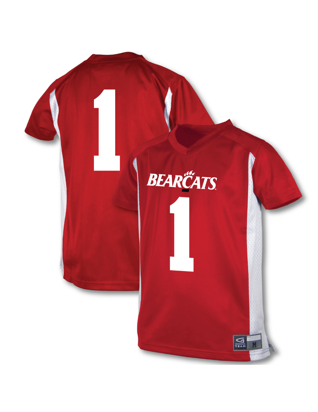 Cincinnati Bearcats Youth Boys' Football Jersey - Official Team Uniform for Kids & Teens - Perfect for Game Day, Sports Events & Fan Support