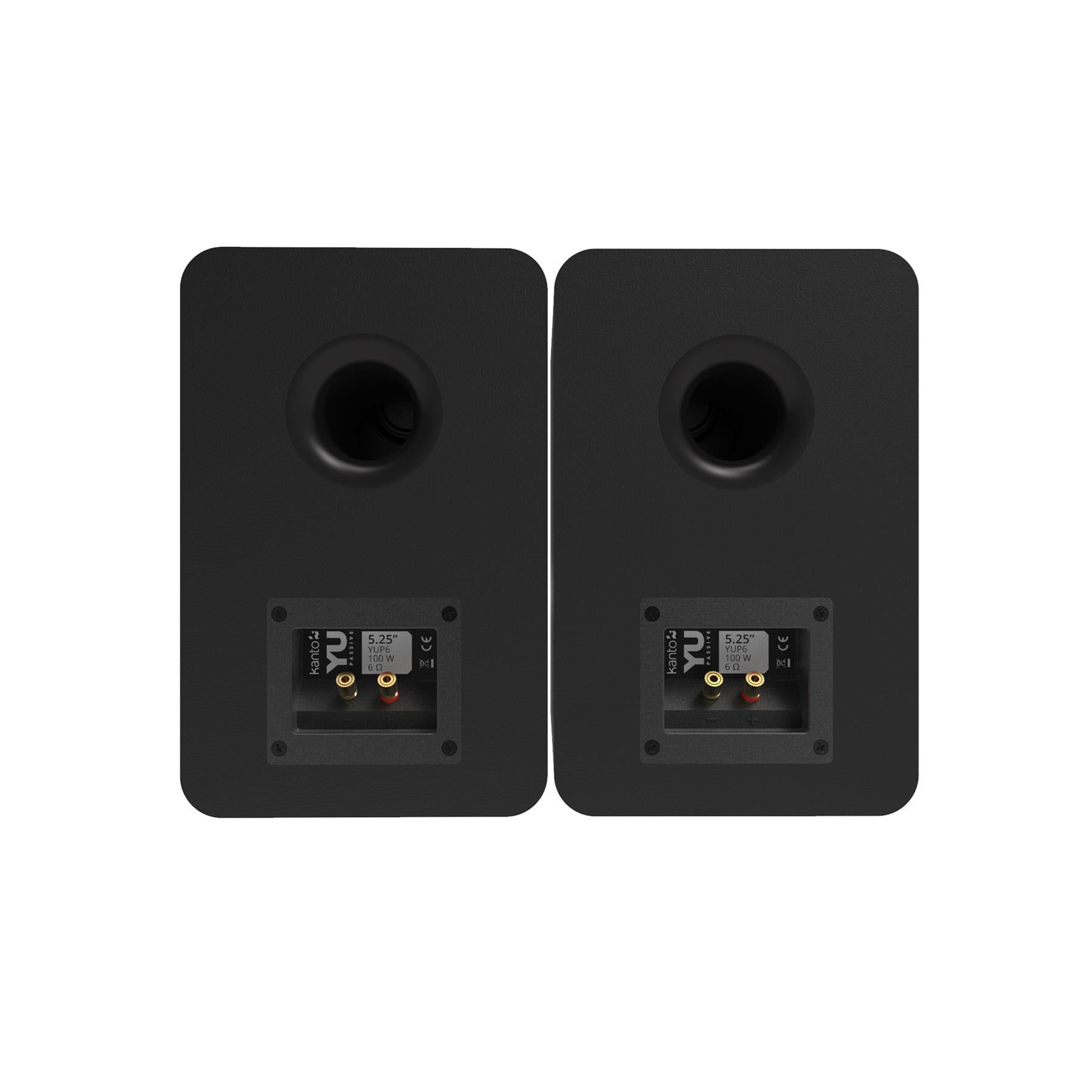 Kanto YUP6 Passive Bookshelf Speakers (Pair) - High-Quality Audio for Home Theater, Music & Gaming - Perfect for Living Rooms, Offices & Studios