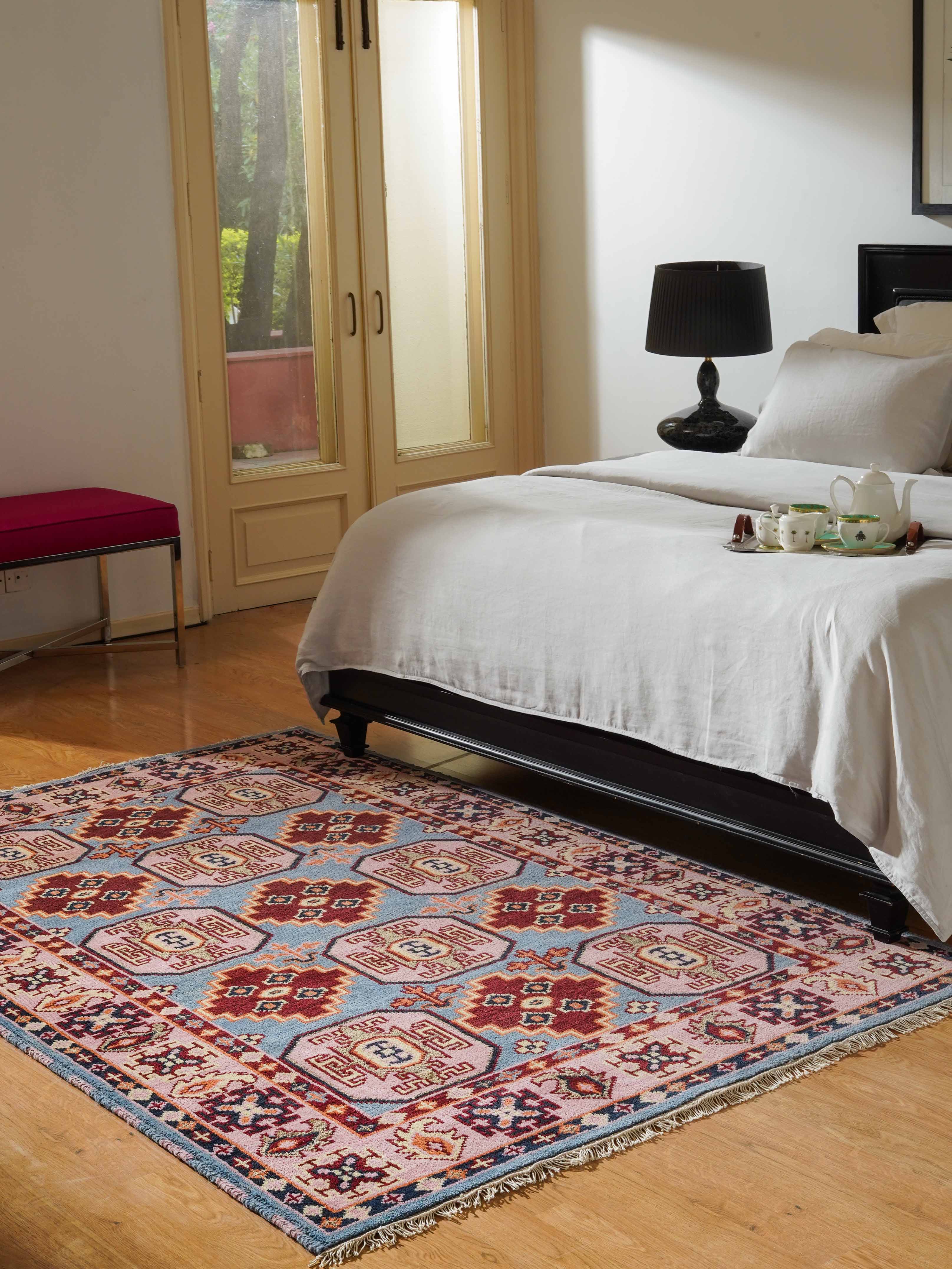 Handmade Baluch Afghan Rug - Authentic Hand-Knotted Wool Carpet for Living Room, Bedroom & Home Decor