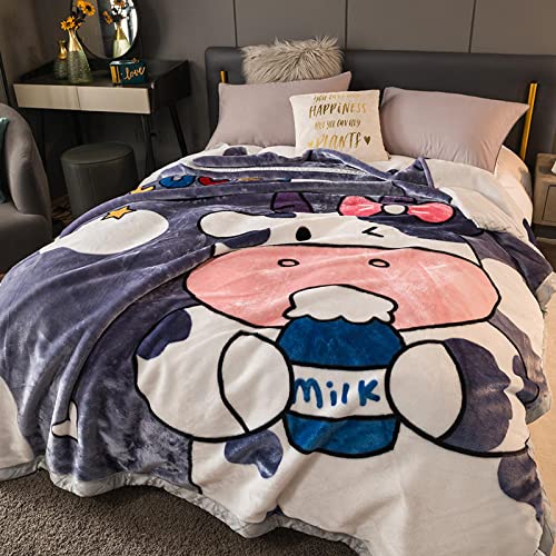 Premium Korean Mink Blanket - Heavyweight 2-Ply Fleece Blanket (60