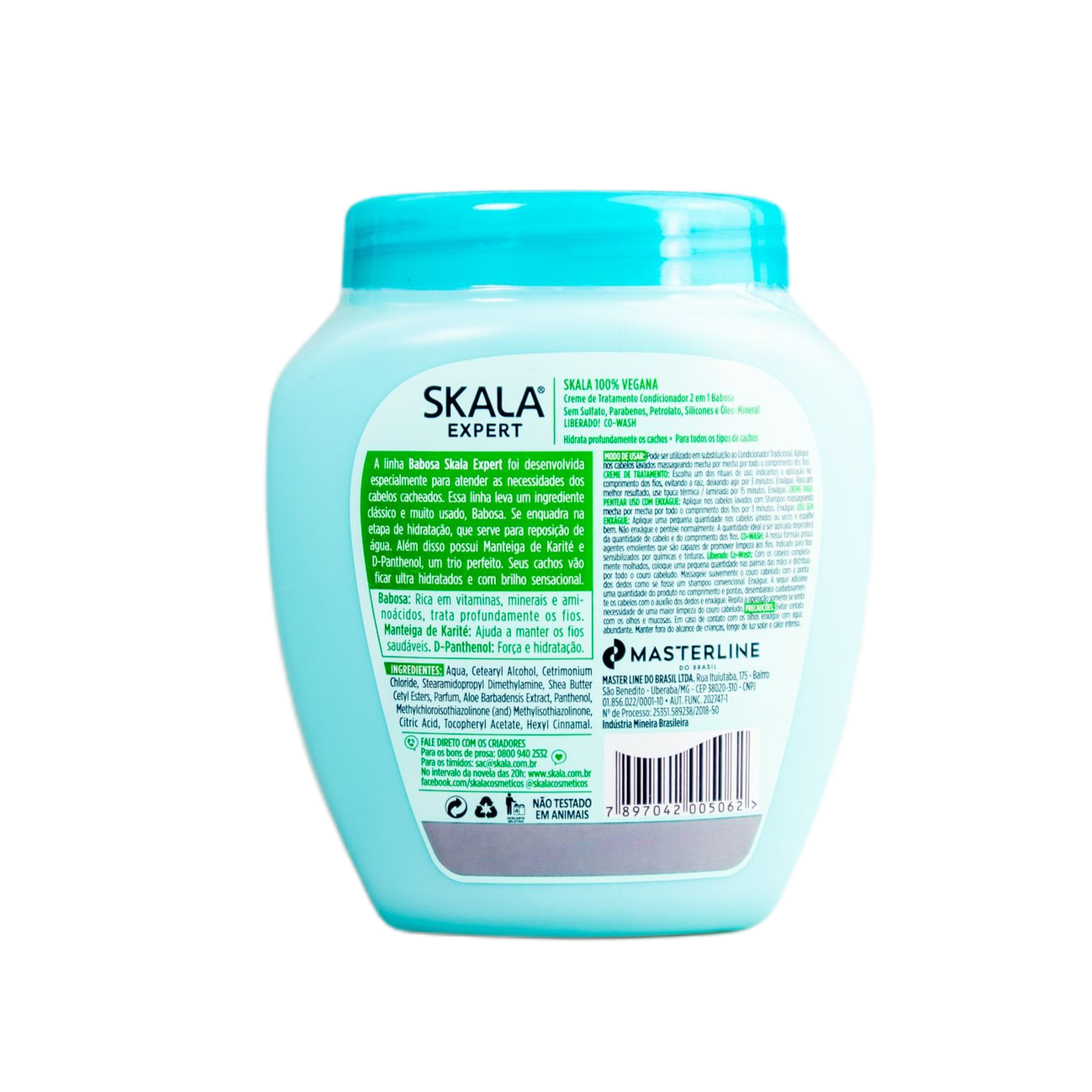 Scala 2-in-1 Aloe Vera Treatment Cream for Hair & Skin - Deep Moisturizing & Repair for Dry, Damaged Hair & Sensitive Skin - Perfect for Daily Hair Care & Post-Sun Skin Soothing