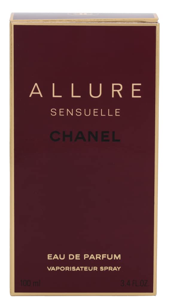 Chanel Allure Sensuelle Women's Perfume 3.4oz/100ml Eau de Parfum Spray Tester - Romantic Date Night & Special Occasion Fragrance