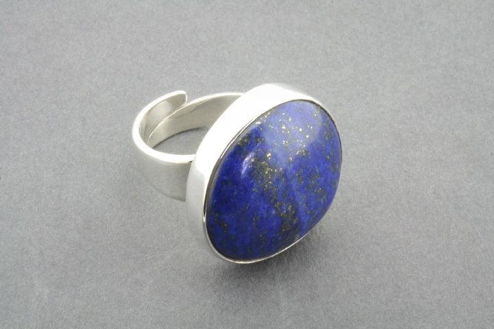 Lapis Lazuli Adjustable Ring for Women - Handmade Gemstone Jewelry for Everyday Wear & Special Occasions