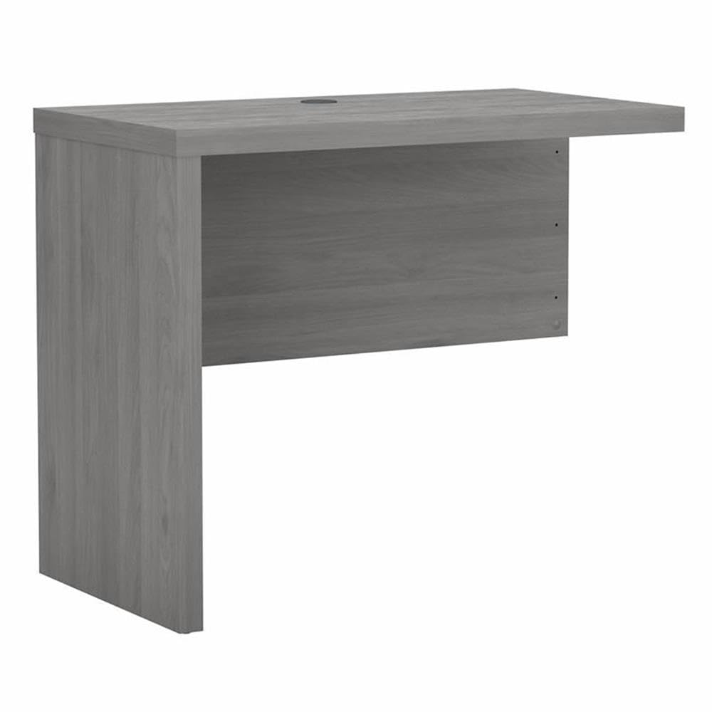 Bush Business Furniture Echo Desk Return - 36W Modern Gray Home Office Desk for Small Spaces | Perfect for Work from Home & Study