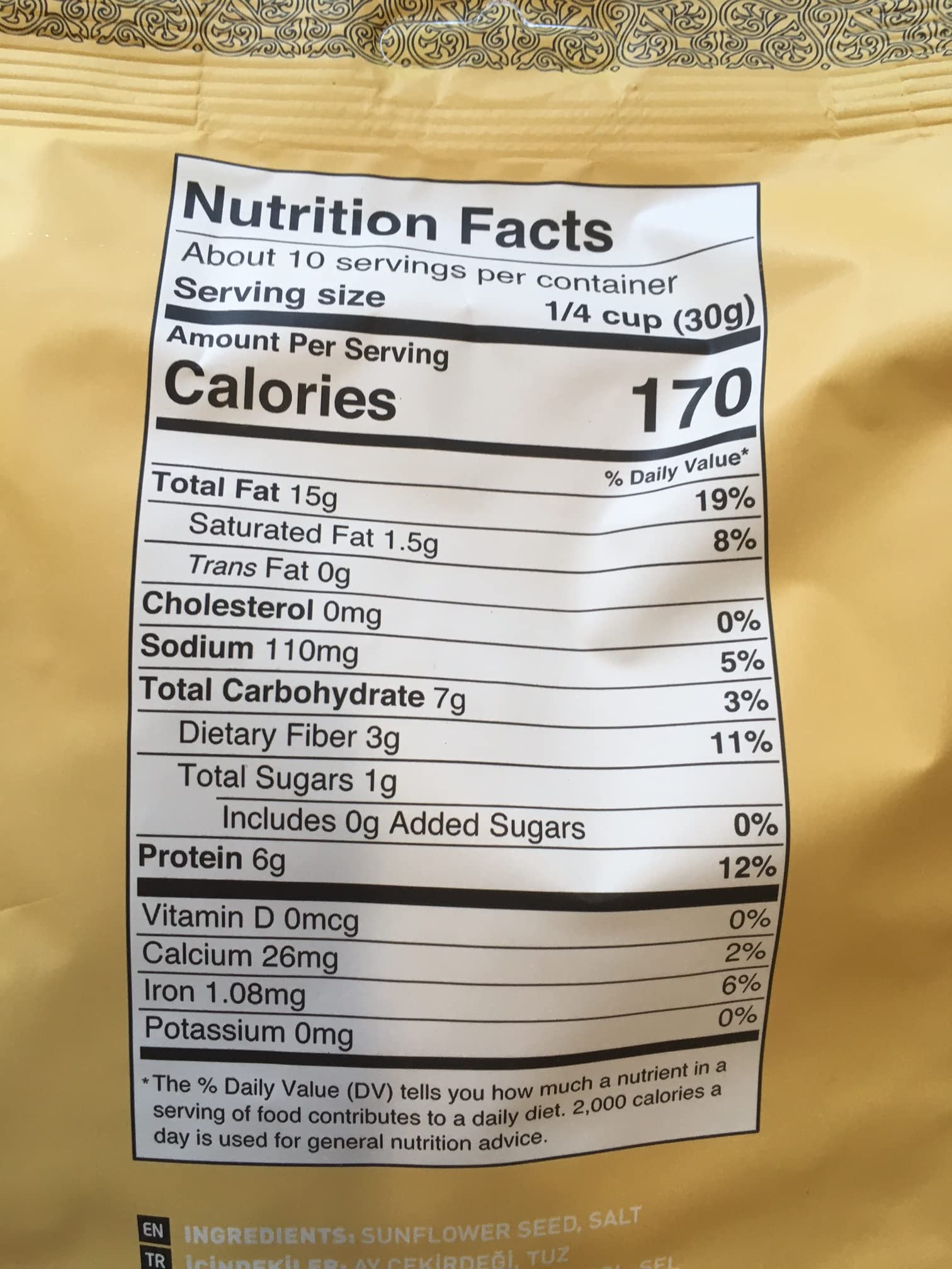 Premium Black Roasted & Salted Sunflower Seeds by Mr Nut - 10oz (284g) | Healthy Snack for Road Trips, Movie Nights & Office Breaks
