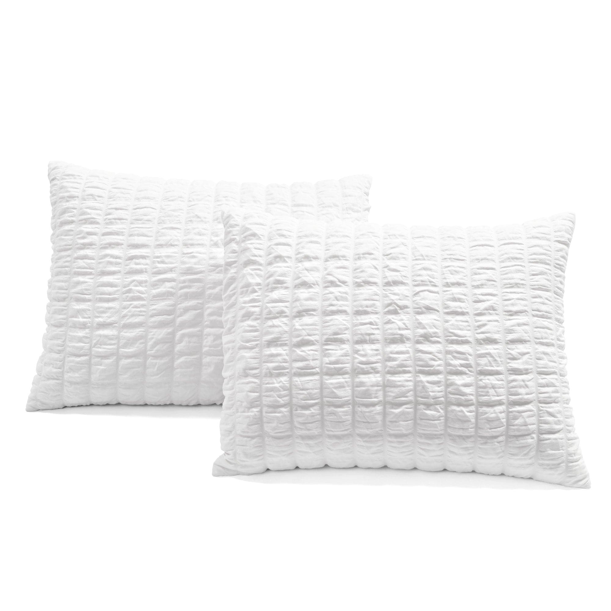 Luxury Crinkle Textured Dobby Comforter Set - Queen Size Bedding with Pillow Shams - Soft & Breathable for All Seasons - Perfect for Master Bedroom, Guest Room & Cozy Home Decor