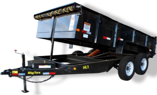 Heavy Duty Hand Crank Tarp Roller Kit for Dump Trucks & Trailers - Replacement for Buyers Products DTR by Kym Industries | Easy Tarp Rolling for Construction, Landscaping & Hauling Equipment