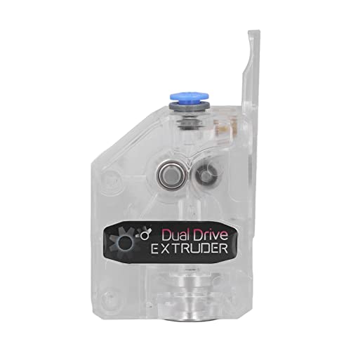 High-Performance 3D Printer Extruder - 1.75mm Filament, 3:1 Gear Ratio Dual Gear System - Transparent & Durable for Long-Lasting Printing - Perfect for DIY Projects, Prototyping & Home 3D Printing