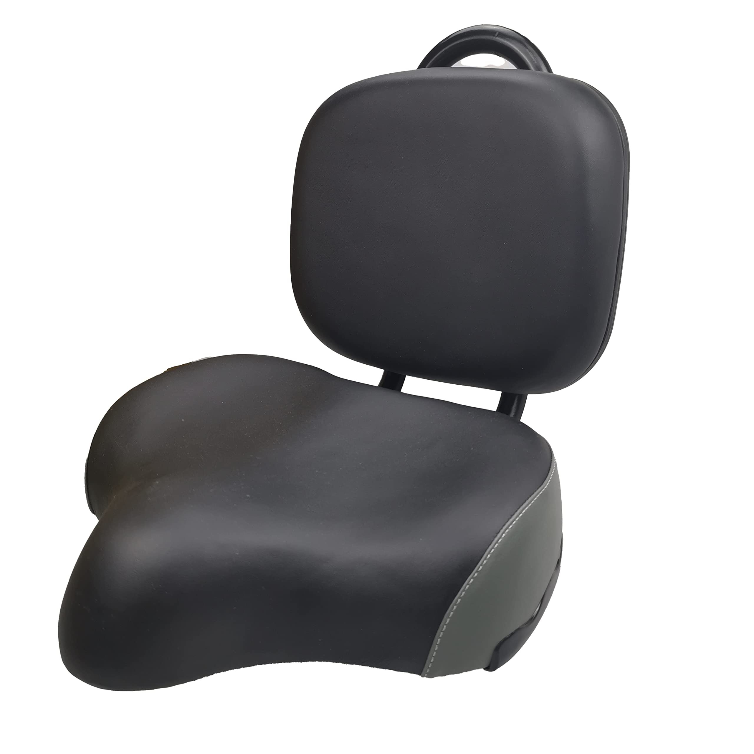 Comfortable MEGHNA Bike Saddle with Adjustable Backrest - PU Cushioned Replacement Seat for Mountain Bikes, Tricycles & Commuter Bikes - Perfect for Long Rides, Leisure Cycling & Seniors