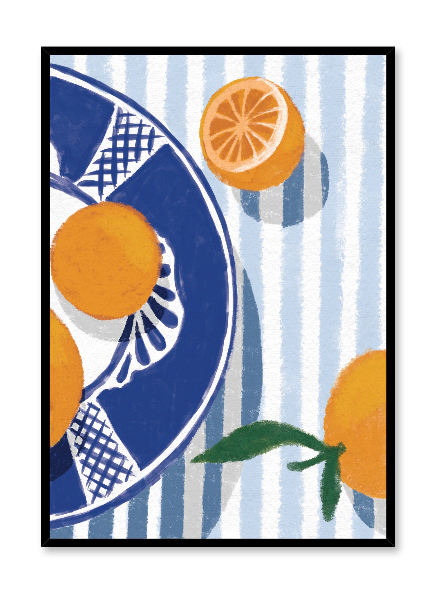 Runaway Clementine Art Print - Vintage Travel Poster for Home, Office & Cafe Decor - Perfect for Living Room, Bedroom & Workspace Wall Art