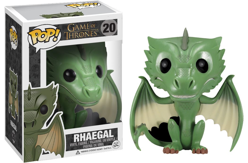 Funko Pop Rhaegal Game of Thrones #20 Vinyl Collectible Figure - Perfect for GOT Fans, Display & Gift for Fantasy Lovers
