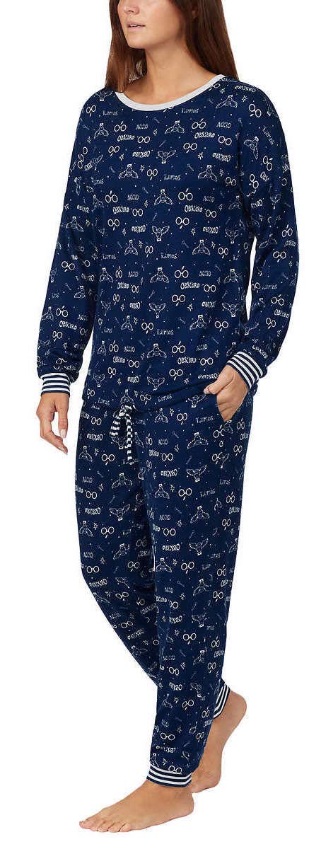 Harry Potter Women's 2-Piece Cozy Pajama Set - Gryffindor Themed Sleepwear for Movie Nights & Relaxation