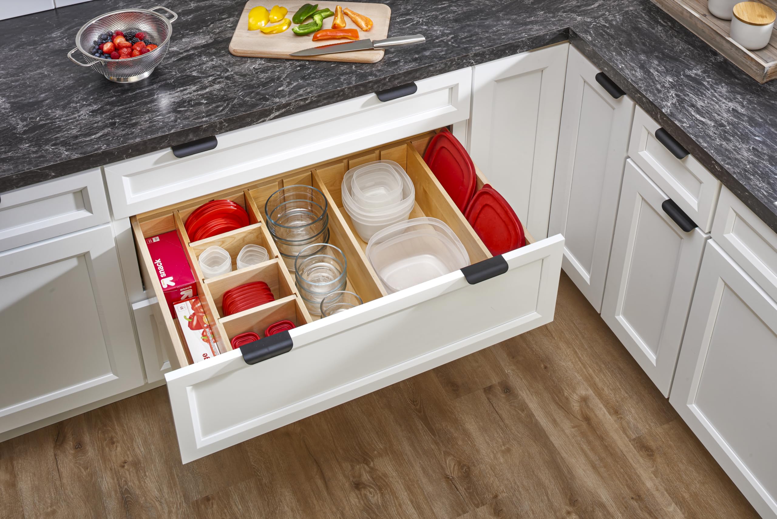 Rev-A-Shelf Deep Drawer Organizer Insert - Kitchen & Bathroom Storage Solution for Utensils, Spices & Toiletries