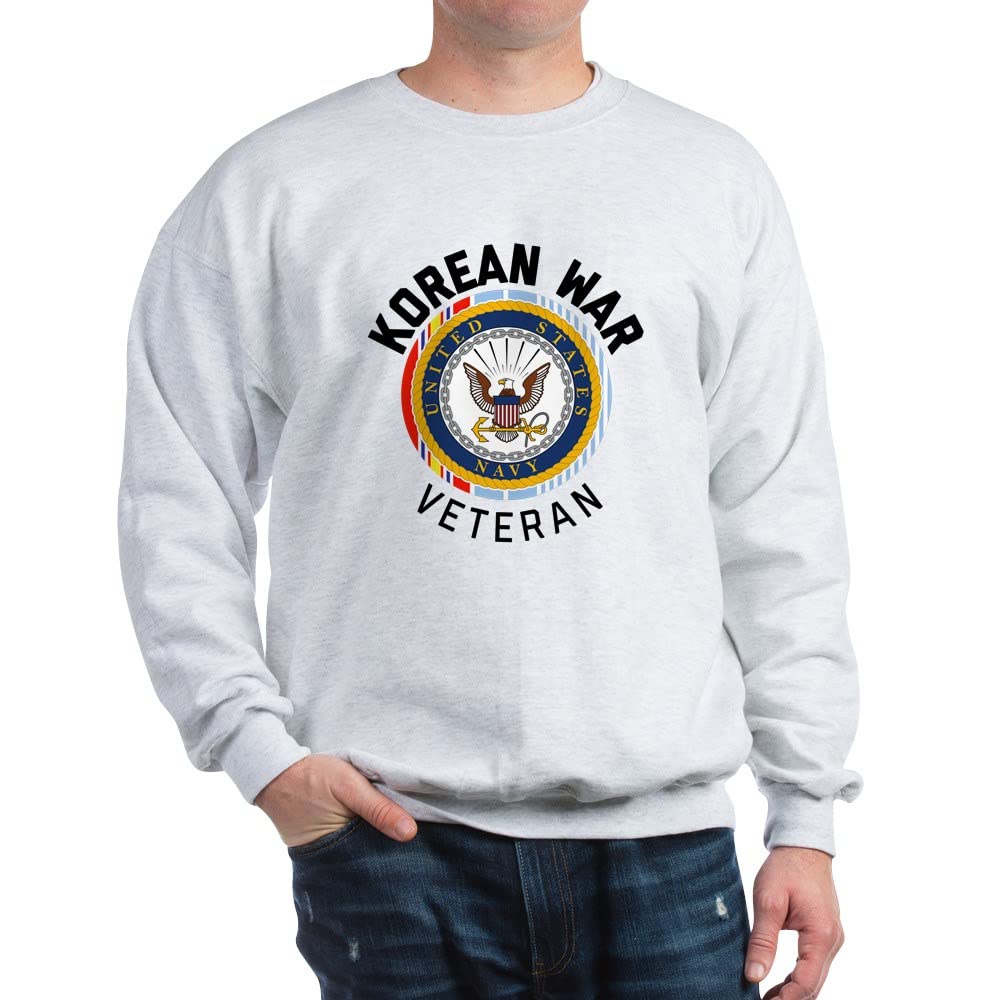 Navy Korean War Veteran Sweatshirt - Comfortable Pullover Hoodie for Military Appreciation & Patriotic Gifts | Perfect for Veterans Day, Memorial Day & Military Family Events