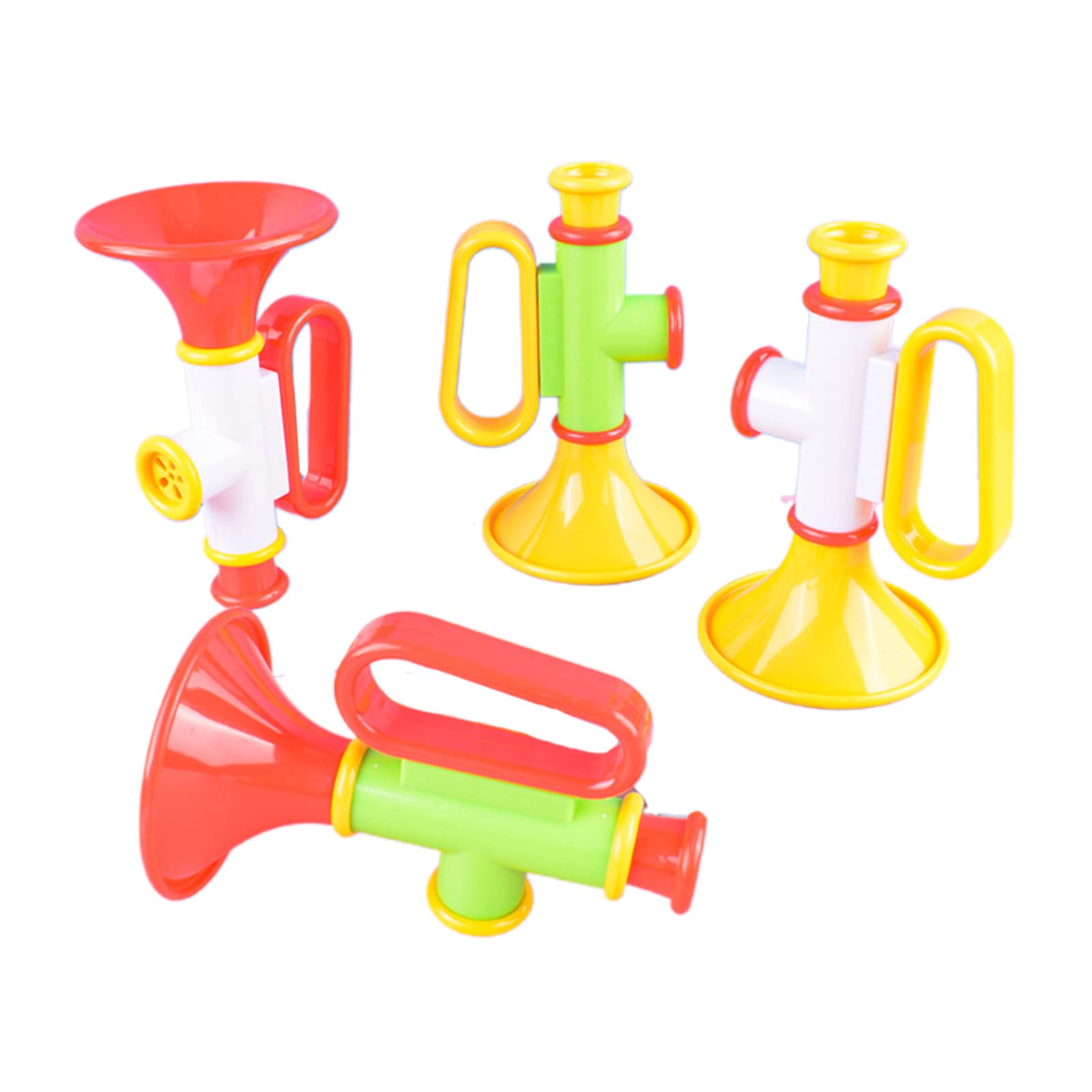 Kids Plastic Trumpet Toy - Blow Horn Musical Instrument for Birthday Parties & Stocking Stuffers - No Battery Required, Makes Real Sound - Perfect First Music Toy for Children's Celebrations & Playtime