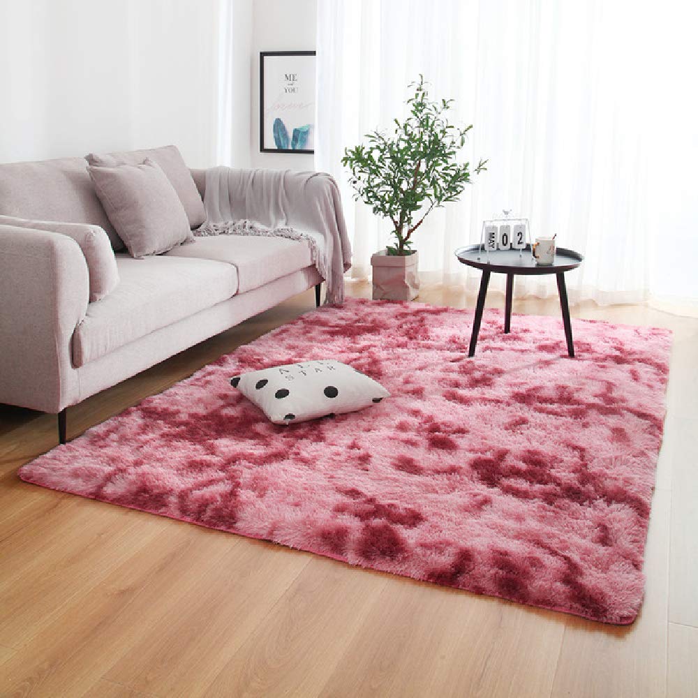 Soft Plush Tie-Dye Anti-Slip Carpet Rugs - Water Absorbent Floor Mats for Living Room & Bedroom - Multi-Size Home Decor (Perfect for Cozy Spaces, Kids Play Areas & Pet-Friendly Homes)