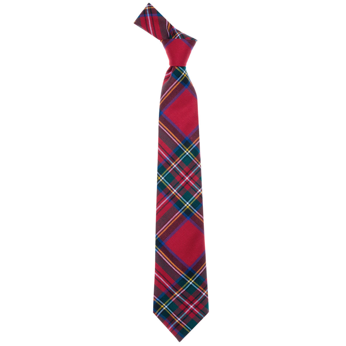 Stewart Royal Modern Tartan Tie for Men - Classic Scottish Plaid Necktie for Formal Events, Weddings & Office Wear
