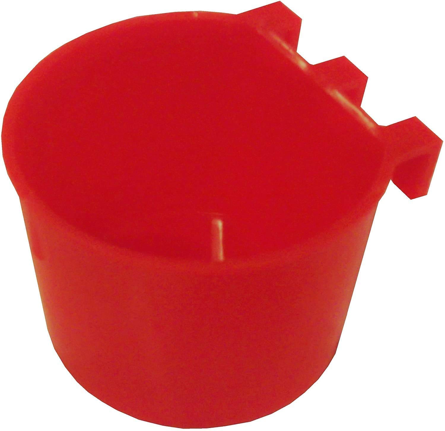 30 PCS Stainless Steel Bird Cage Cup Feeders - Detachable Hanging Food & Water Dishes for Pigeons, Chickens, Gamefowl - Durable Pet Feeder Bowls for Cages (Red Arched) - Perfect for Aviaries, Coops & Backyard Poultry Farming