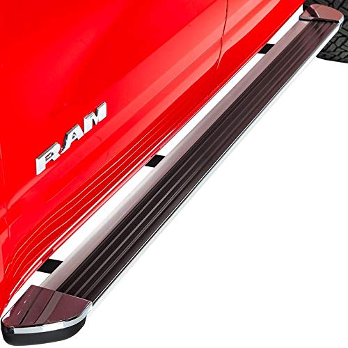 Ionic Gladiator Brite Running Boards for 2007-2018 Toyota Tundra Crew Max - Heavy Duty Nerf Bars with LED Lights | Perfect for Off-Roading, Night Driving & Truck Customization