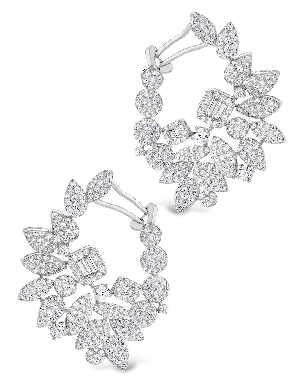 Rosie CZ Drop Stud Earrings for Women – Elegant Cubic Zirconia Dangle Earrings for Party, Wedding & Everyday Wear