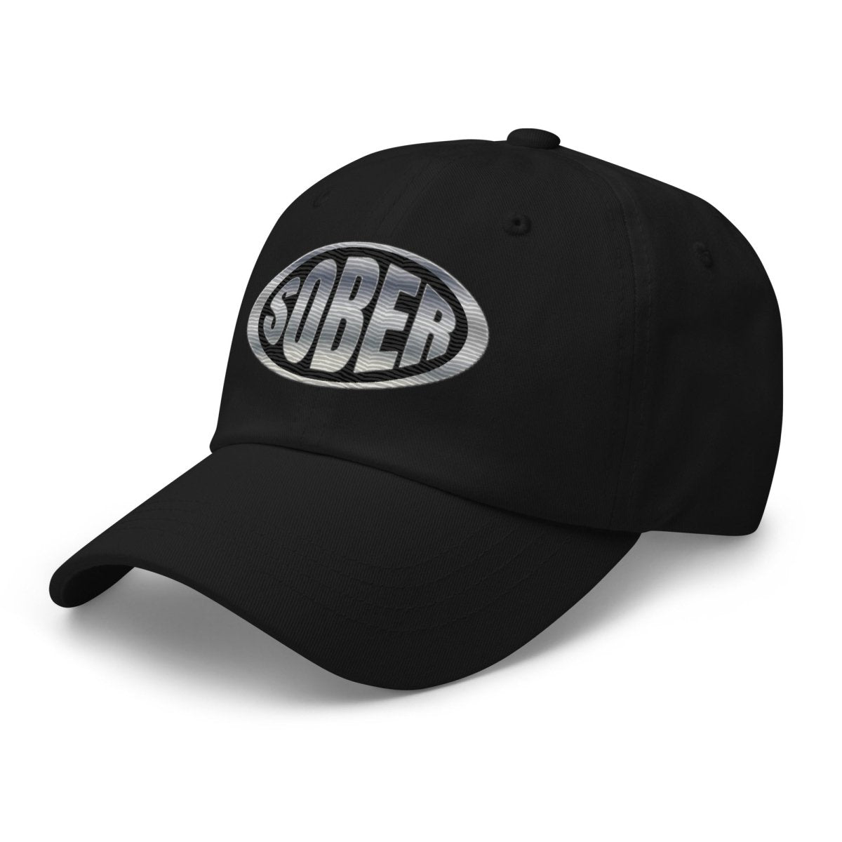Sober and Shining Embroidered Dad Hat - Adjustable Cotton Baseball Cap for Men & Women - Perfect for Outdoor Activities, Sports, and Casual Wear