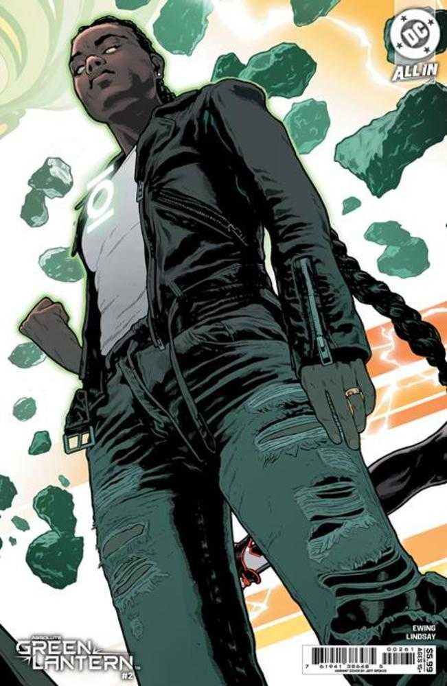 Absolute Green Lantern #2 Cover D Jeff Spokes Connecting Card Stock Variant - DC Comics Collectible for Fans & Display - Perfect for Comic Book Collections, Gifts, and Home Decor