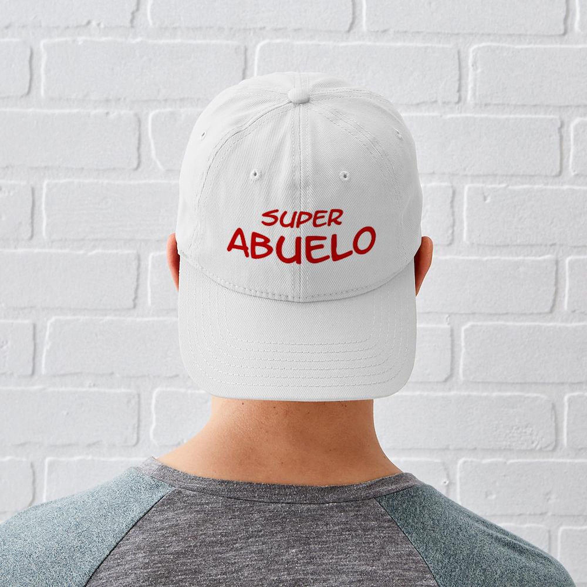 Super Abuelo Adjustable Baseball Cap - Perfect for Grandparents & Family Gifts