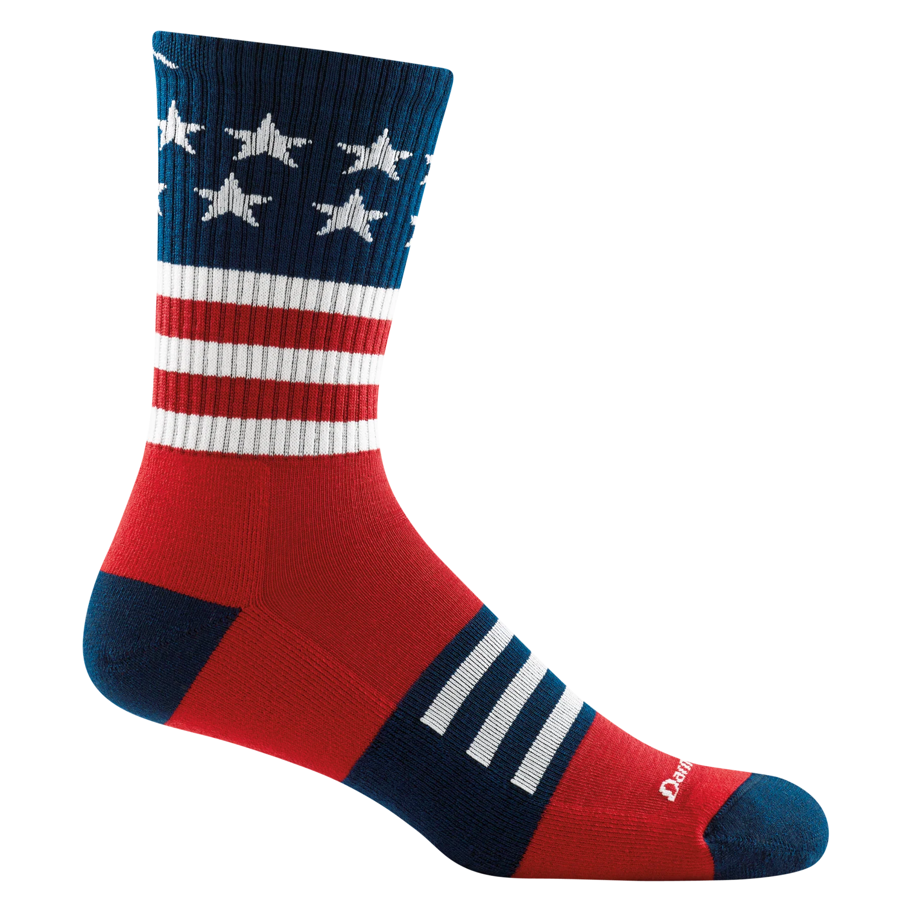 Darn Tough Captain Stripe Micro Crew Lightweight Cushion Socks for Men & Women - Hiking, Running & Outdoor Activities