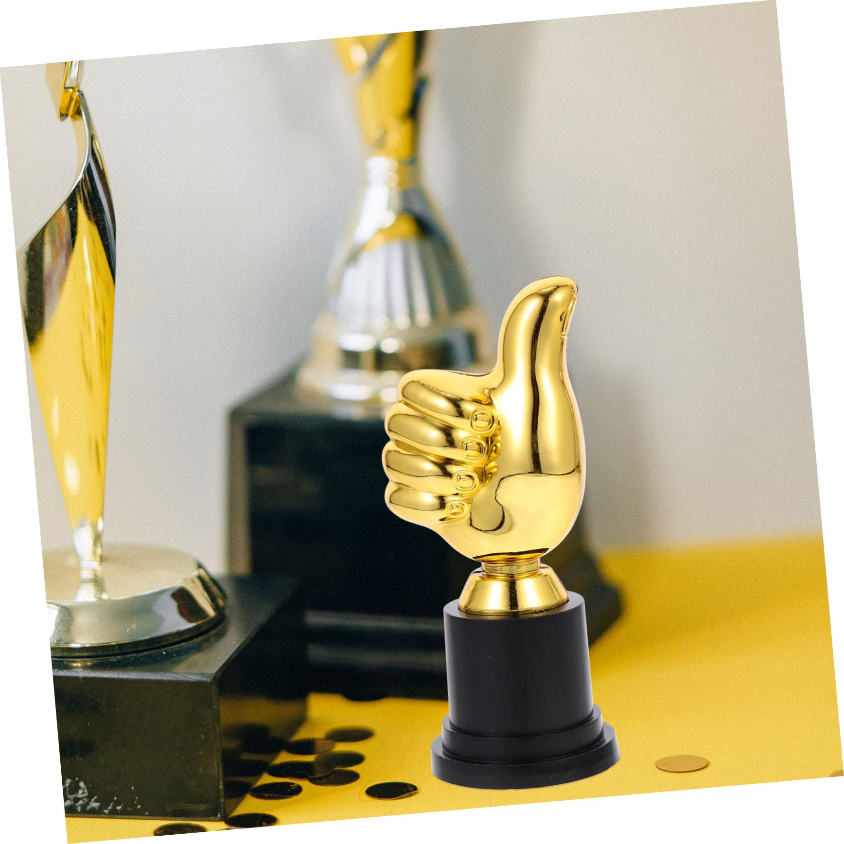 GANAZONO 28 Pcs Plastic Trophy Cups Set for Competitions, Awards, and Sports Prizes - Perfect for Soccer, Rugby, and Game Tournaments