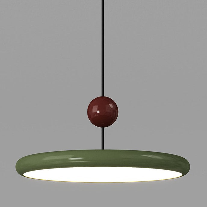 Modern LED Disc Pendant Light - Sleek Minimalist Design for Dining Room, Kitchen, or Bedroom Lighting