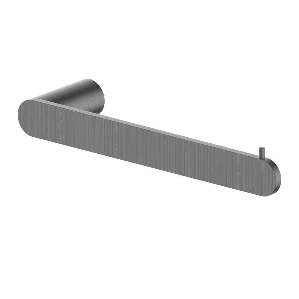 ZLINE Crystal Bay Wall Mounted Towel Holder in Gun Metal - Modern Bathroom Accessory for Kitchen, Bath, Spa & Gym Organization (CBY HTH GM)
