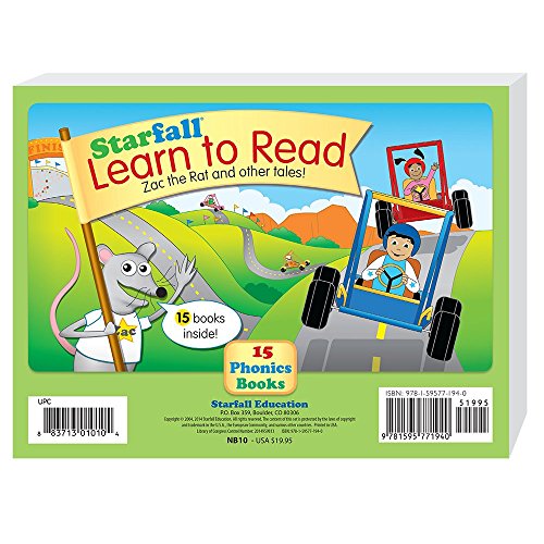 Starfall Learn to Read 15 Phonics Books for Kids - Educational Reading Books for Kindergarten & 1st Grade - Perfect for Homeschooling, Classroom Learning & Early Literacy Development