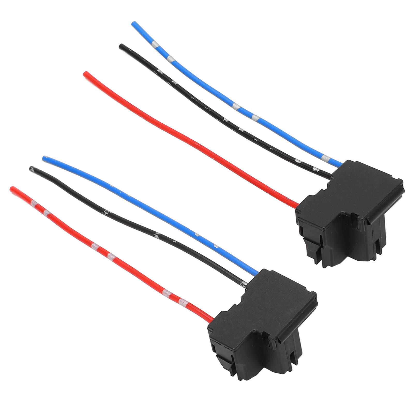 High-Temp Resistant Female LED Headlight Harness Socket - Professional Automotive & Trailer Bulb Connector for Off-Road, Camping & Emergency Lighting